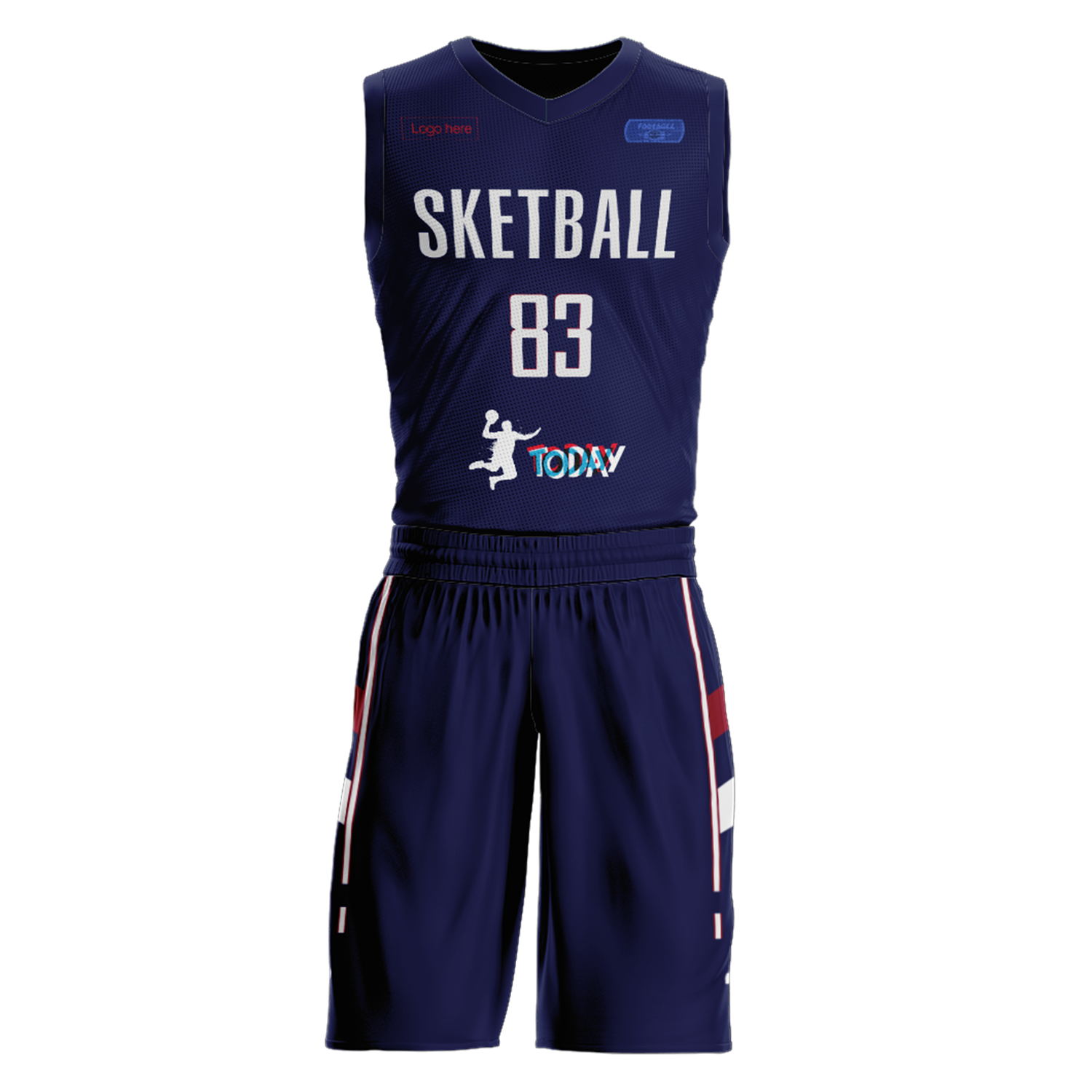 Изготовленные на заказ баскетбольные костюмы сборной Сербии