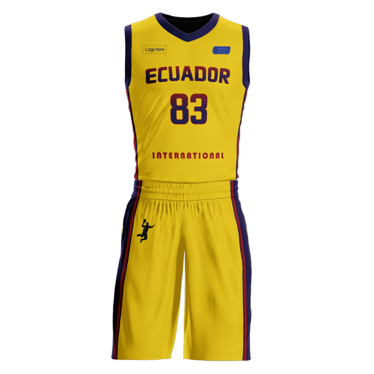 Изготовленные на заказ баскетбольные костюмы команды Эквадора